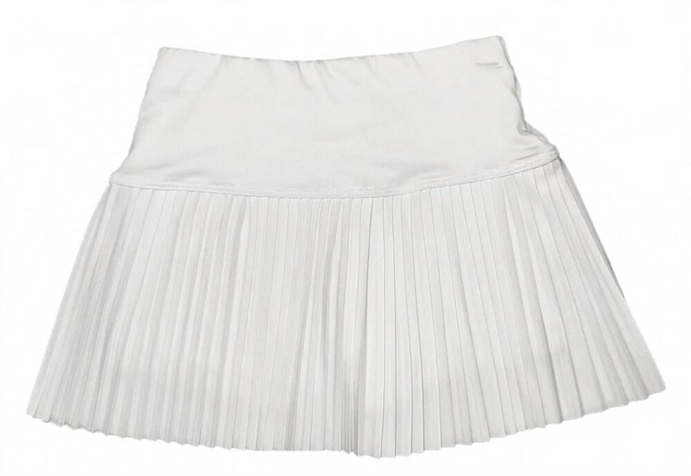 NEW SUZETTE COLLECTION kids' pleated skort in white